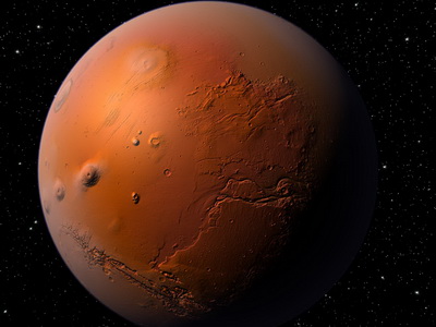 В древности на Марсе случился ядерный взрыв. Естественный.